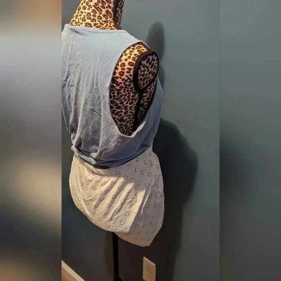 Croft And Barrow Blue Tank Top Women's Pajama Set Size XL (EUC) - Picture 8 of 13